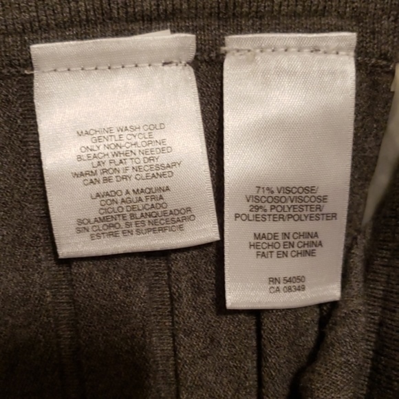 OWT JONES NEW YORK KNIT COLLECTION GREY SKIRT SZ M - Picture 8 of 8